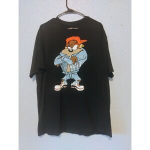 Looney Tunes Tasmanian Devil XXL T-shirt Double Sided Taz Great Shape Rare Neff